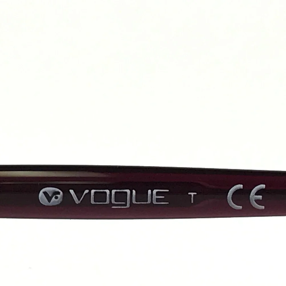Vogue Eyeglasses Frames VO3970-B 977-S Violet Red Cat Eye Wire Rim 51-17-135